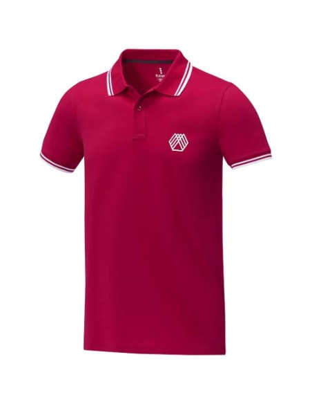 Polo tipping da uomo a manica corta da 200 g/m² Amarago