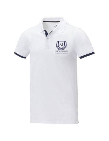 Polo da uomo bicolore a manica corta da 200 g/m² Morgan
