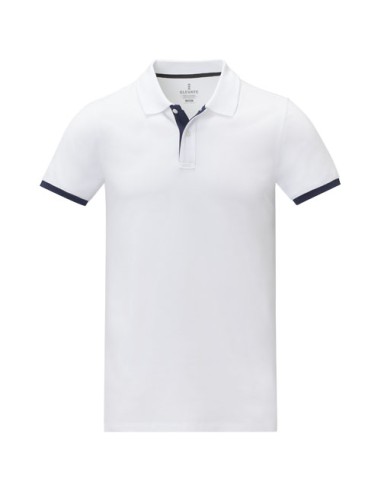 Polo Morgan da uomo bicolore a manica corta