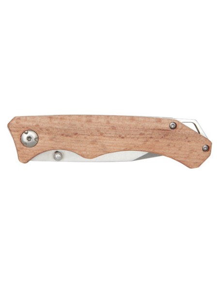 Coltello tascabile Dave in legno con clip per cintura