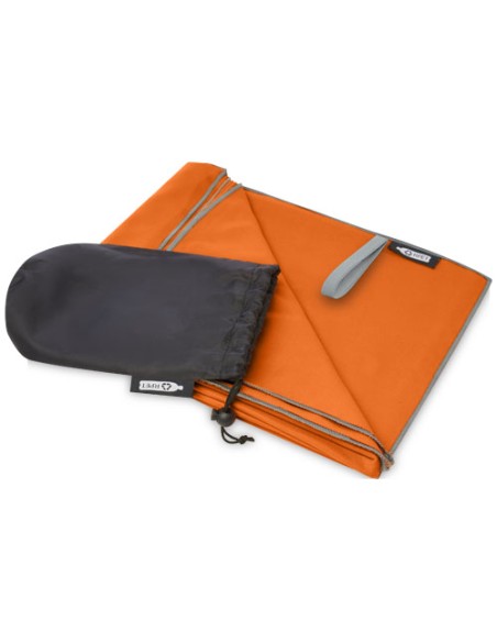 Asciugamano Pieter ultra leggero e ad asciugatura rapida in PET riciclato 130 x 80 cm