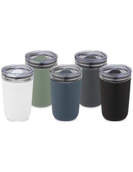 Bicchiere Bello da 420 ml in vetro con parete esterna in plastica riciclata