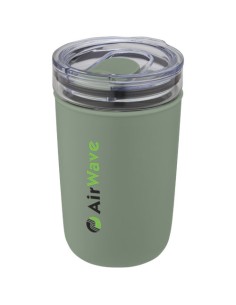 Bicchiere Bello da 420 ml in vetro con parete esterna in plastica riciclata