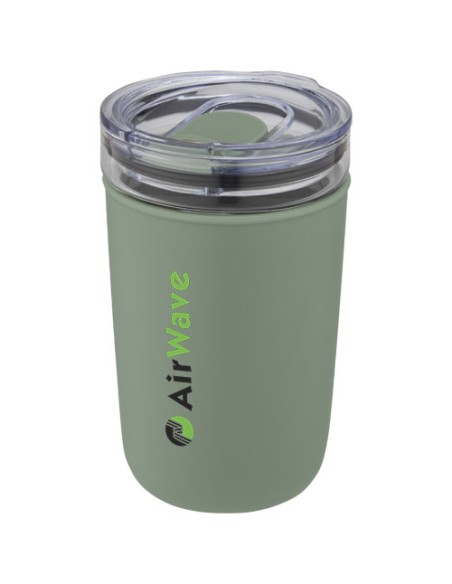 Bicchiere Bello da 420 ml in vetro con parete esterna in plastica riciclata