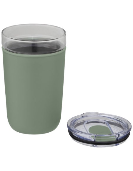 Bicchiere Bello da 420 ml in vetro con parete esterna in plastica riciclata