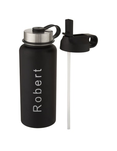 Borraccia sportiva Supra da 1l con isolamento sottovuoto in rame con 2 coperchi