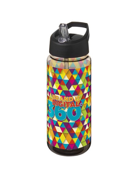 Borraccia sportiva  H2O Active® Octave Tritan™ da 600 ml con coperchio con beccuccio