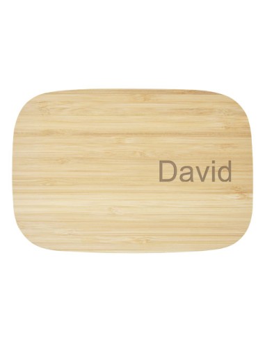 Contenitore per pranzo Tite in acciaio inossidabile con coperchio in bambù da 700 ml