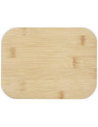 Contenitore per pranzo Roby di vetro con coperchio in bambù da 1000 ml