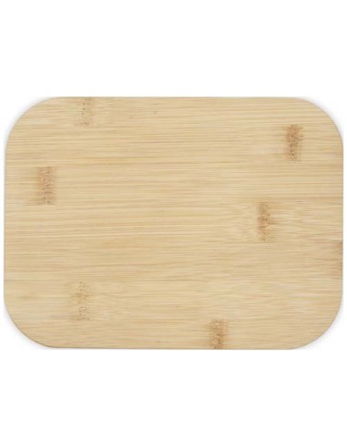 Contenitore per pranzo Roby di vetro con coperchio in bambù da 1000 ml