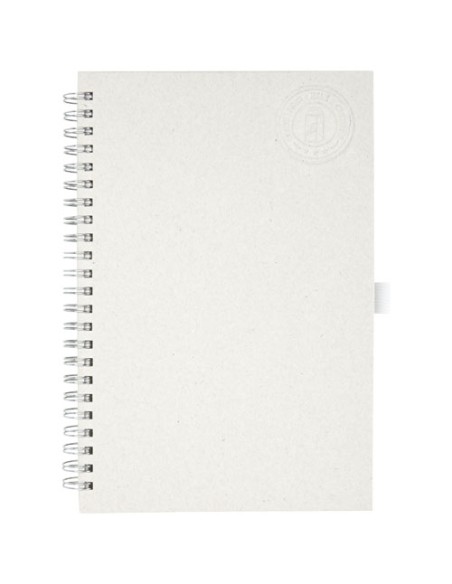 Blocco note a spirale Dairy Dream in formato A5 realizzato con cartoni del latte riciclati