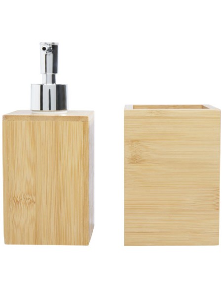 Set da bagno Hedon da 3 pezzi in bambù