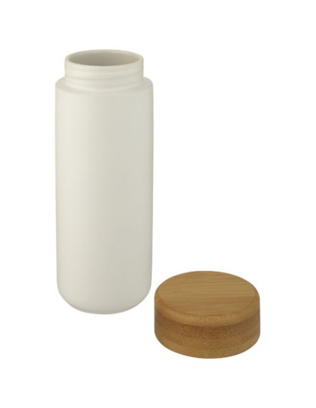 Bicchiere termico in ceramica con coperchio in bambù da 300 ml Lumi