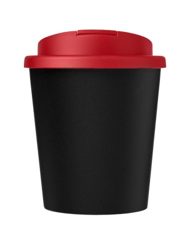 Bicchiere Americano® Espresso Eco da 250 ml in materiale riciclato con coperchio a prova di perdita