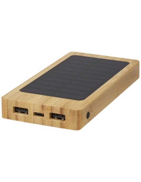 Power bank a energia solare da 8000 mAh in bambù Alata