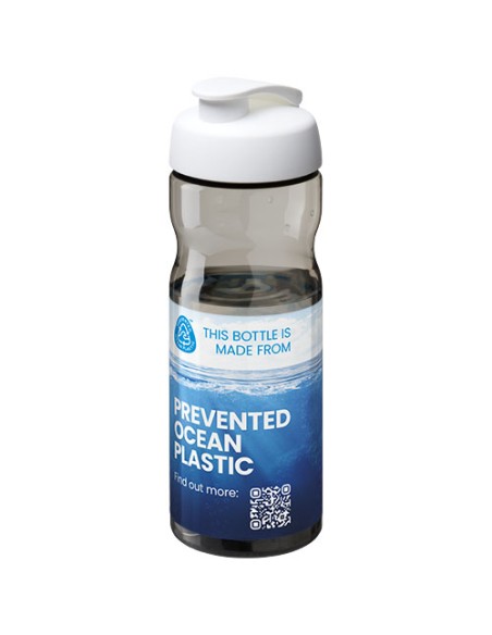 Borraccia sportiva da 650 ml con coperchio a scatto H2O Active® Eco Base