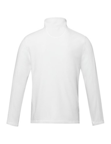 Giacca da uomo in pile con zip integrale in materiale riciclato certificato GRS Amber