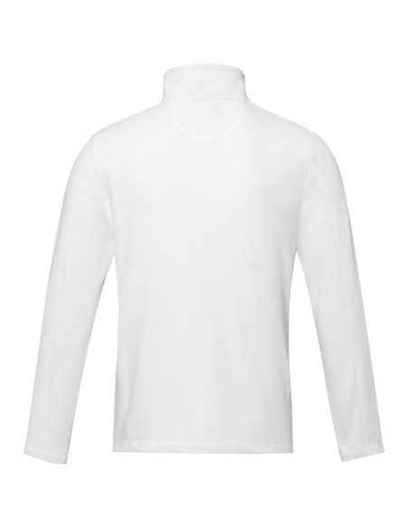 Giacca da uomo in pile con zip integrale in materiale riciclato certificato GRS Amber