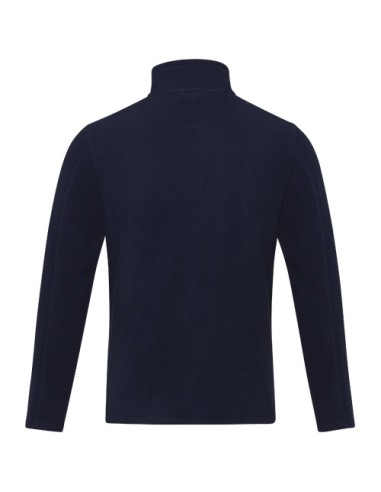 Giacca da uomo in pile con zip integrale in materiale riciclato certificato GRS Amber