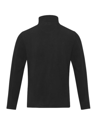Giacca da uomo in pile con zip integrale in materiale riciclato certificato GRS Amber