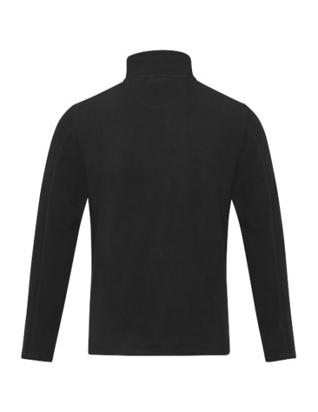 Giacca da uomo in pile con zip integrale in materiale riciclato certificato GRS Amber