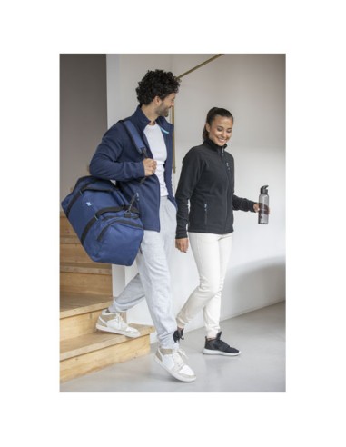 Giacca da uomo in pile con zip integrale in materiale riciclato certificato GRS Amber