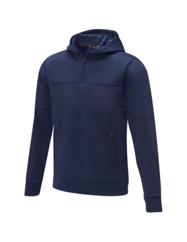 Felpa anorak con cappuccio da uomo a mezza zip Sayan