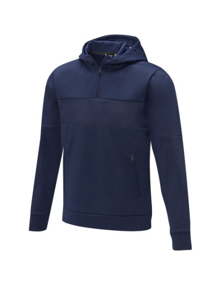 Felpa anorak con cappuccio da uomo a mezza zip Sayan