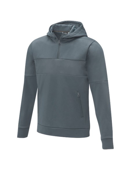 Felpa anorak con cappuccio da uomo a mezza zip Sayan