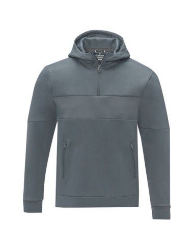 Felpa anorak con cappuccio da uomo a mezza zip Sayan
