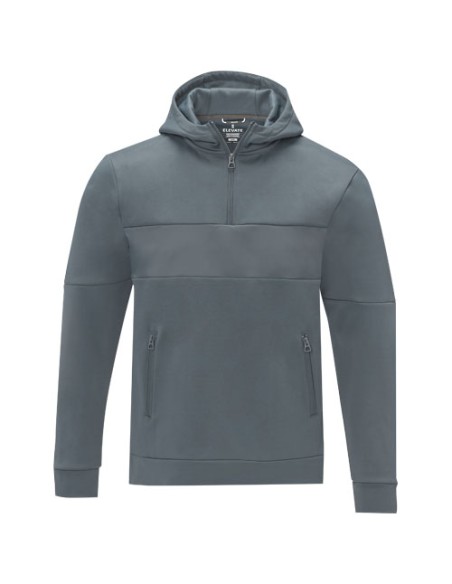 Felpa anorak con cappuccio da uomo a mezza zip Sayan