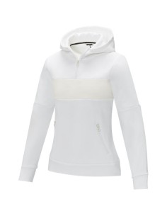Felpa anorak con cappuccio da donna a mezza zip Sayan