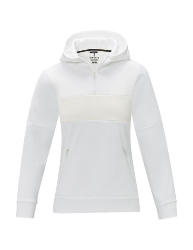 Felpa anorak con cappuccio da donna a mezza zip Sayan