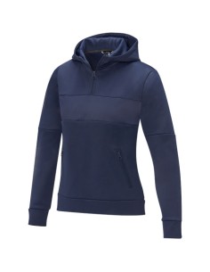Felpa anorak con cappuccio da donna a mezza zip Sayan