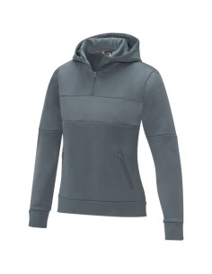 Felpa anorak con cappuccio da donna a mezza zip Sayan