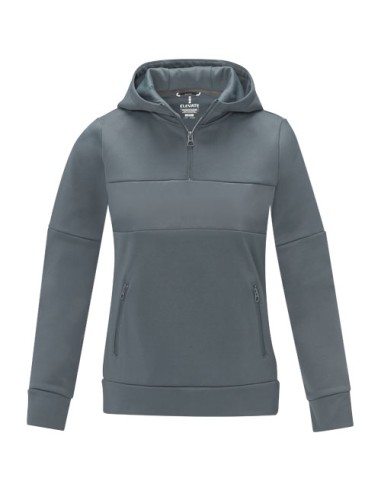 Felpa anorak con cappuccio da donna a mezza zip Sayan