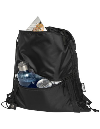 Borsa termica con coulisse in materiale riciclato Adventure - 9L