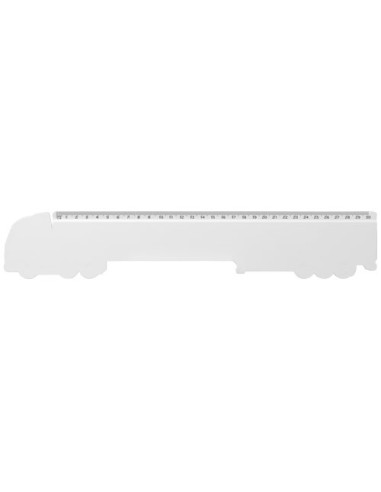 Righello da 30 cm in plastica riciclata a forma di camion Tait