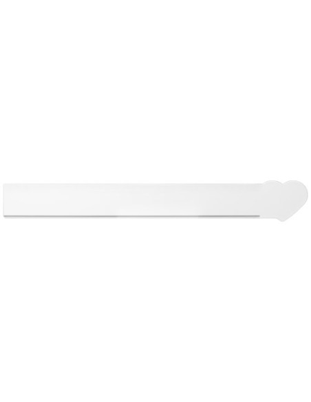 Righello da 30 cm in plastica riciclata a forma di cuore Tait