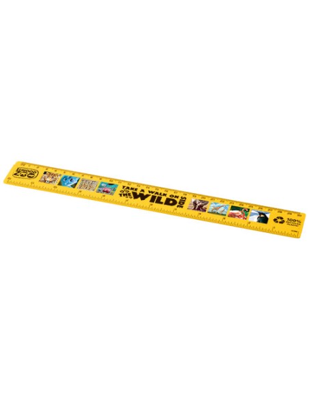 Righello da 30 cm in plastica riciclata Refari