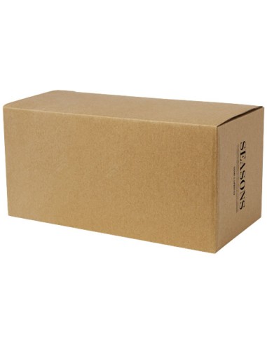 Set di 2 tazze in vetro a doppia parete da 350 ml con sottobicchiere in bambù Manti 