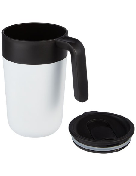 Tazza da 400 ml a doppia parete in materiale riciclato Nordia