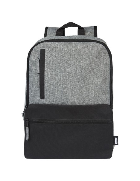 Zaino bicolore per portatile da 15" in materiale riciclato certificato GRS Reclaim 14L