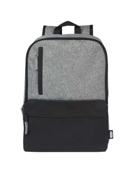 Zaino bicolore per portatile da 15" in materiale riciclato certificato GRS Reclaim 14L