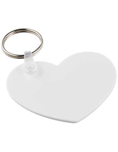 Portachiavi in materiale riciclato a forma di cuore Tait