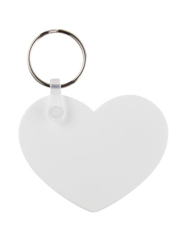 Portachiavi in materiale riciclato a forma di cuore Tait