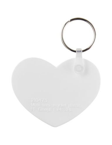 Portachiavi in materiale riciclato a forma di cuore Tait