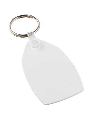 Portachiavi in materiale riciclato a forma rettangolare Tait