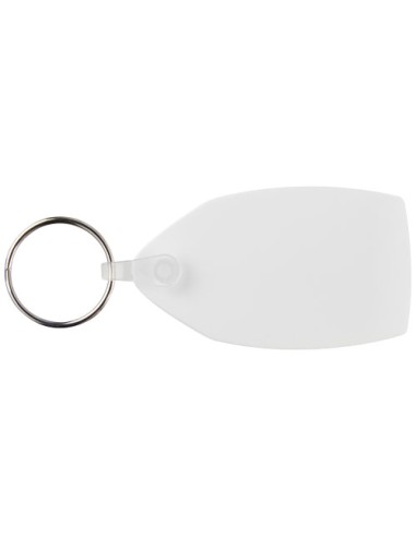 Portachiavi in materiale riciclato a forma rettangolare Tait