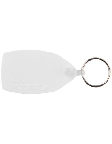 Portachiavi in materiale riciclato a forma rettangolare Tait